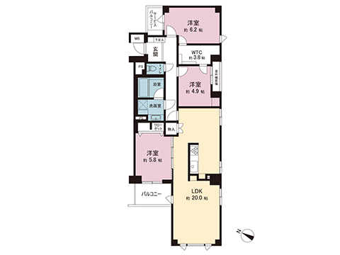 中古マンション 多摩市永山１丁目 小田急多摩線小田急永山駅 4,380万円