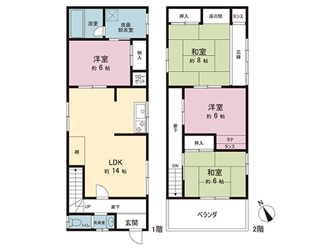 中古戸建 横須賀市安浦町３丁目 京急本線県立大学駅 1,980万円