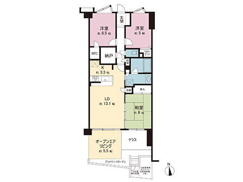 中古マンション 川崎市宮前区犬蔵３丁目（住居表示未確定） 東急田園都市線たまプラーザ駅 4,698万円