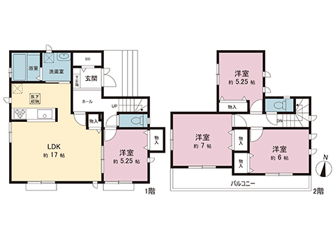 新築戸建 町田市本町田 小田急線玉川学園前駅 5,390万円