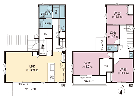 新築戸建 綾瀬市深谷中２丁目 相鉄本線さがみ野駅 4,980万円