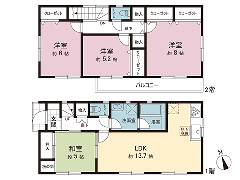 中古戸建 藤沢市西富 小田急江ノ島線藤沢本町駅 3,690万円