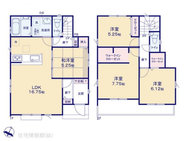 新築戸建 埼玉県比企郡川島町大字伊草163-1 東武東上線川越駅 2,170万円