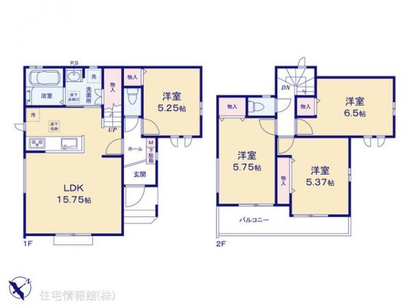 新築戸建 埼玉県ふじみ野市西２丁目 東武東上線上福岡駅 3,990万円