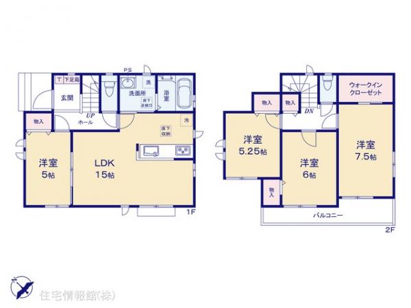 新築戸建 埼玉県さいたま市岩槻区大字平林寺1524 東武野田線岩槻駅 3,490万円