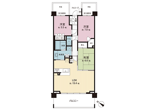 中古マンション 千葉市中央区登戸５丁目 京成千葉線西登戸駅 4,999万円