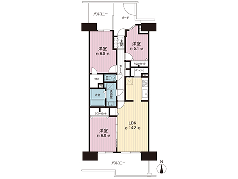 中古マンション 千葉市中央区宮崎町 京成千原線千葉寺駅 2,590万円
