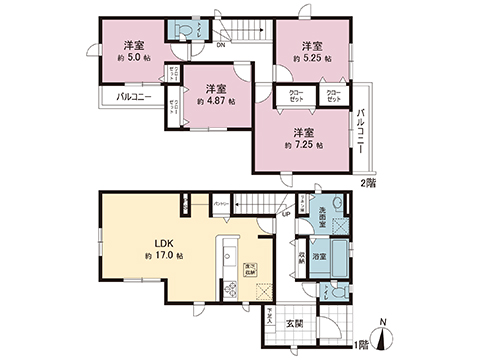 新築戸建 相模原市中央区宮下本町１丁目 JR横浜線相模原駅 3,680万円