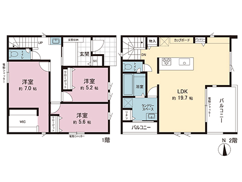新築戸建 綾瀬市深谷中２丁目 相鉄本線さがみ野駅 4,980万円