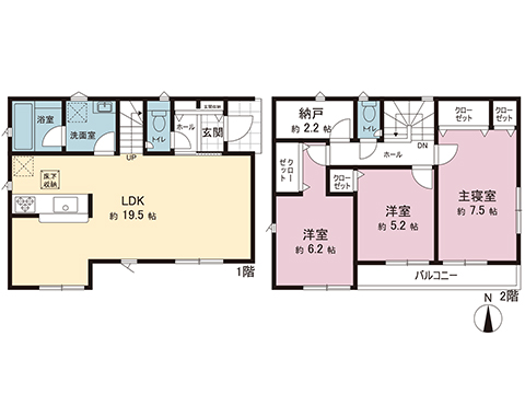新築戸建 横浜市金沢区大道１丁目 京急逗子線六浦駅 3,980万円