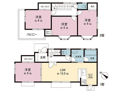 中古戸建 横浜市港南区笹下３丁目 JR根岸線洋光台駅 3,880万円