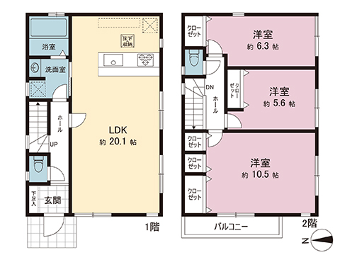 中古戸建 横浜市神奈川区三ツ沢中町 横浜市営地下鉄ブルーライン三ツ沢上町駅 5,280万円