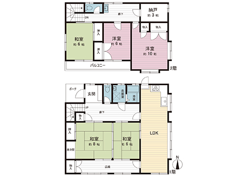 中古戸建 小田原市飯泉 JR東海道本線(東京〜熱海)鴨宮駅 1,580万円