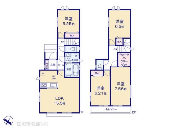 新築戸建 千葉県千葉市稲毛区宮野木町1806-51 JR総武本線稲毛駅 3,290万円