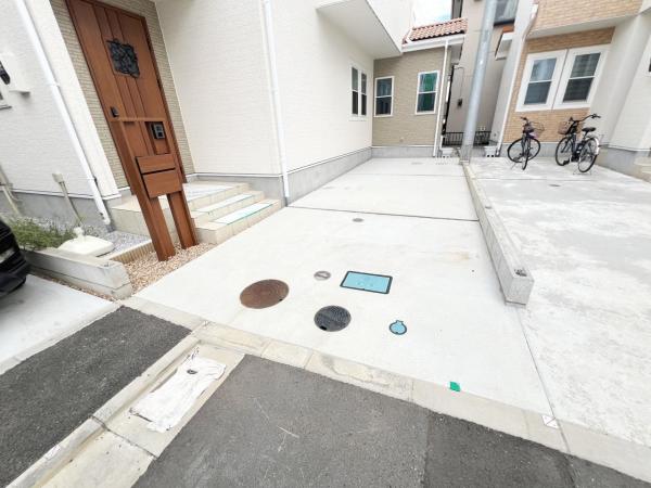 茅ヶ崎市今宿 中古戸建 駐車場