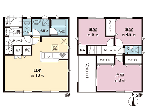 新築戸建 春日部市藤塚 東武野田線藤の牛島駅 2,480万円