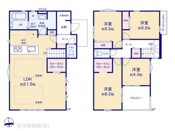 新築戸建 埼玉県越谷市瓦曽根１丁目101-6 東武伊勢崎線越谷駅 6,188万円