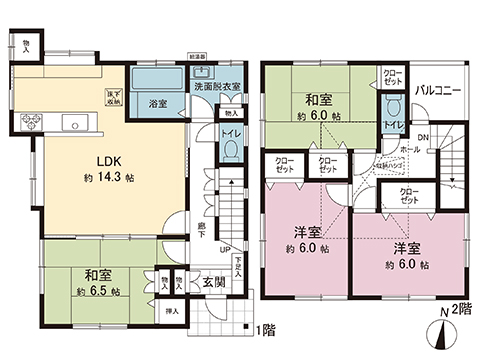 中古戸建 小田原市飯田岡 小田急線富水駅 1,980万円