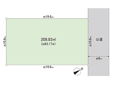 土地 さいたま市見沼区深作３丁目 東武野田線七里駅 3,180万円