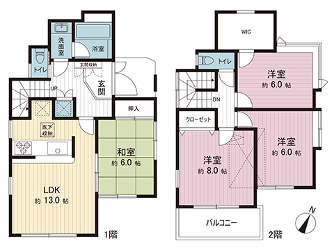 中古戸建 大和市下鶴間 東急田園都市線つきみ野駅 3,180万円