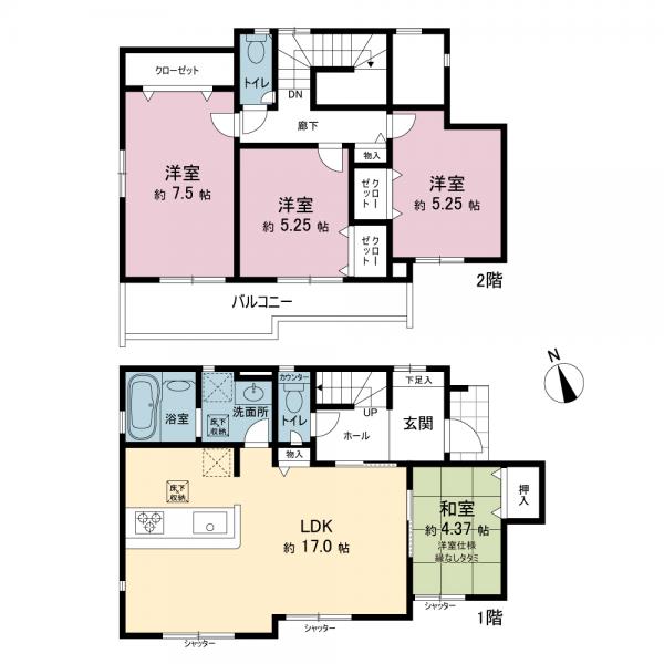新築戸建 高座郡寒川町小谷２丁目 JR相模線宮山駅 3,580万円