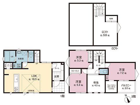 新築戸建 海老名市杉久保南３丁目 小田急線海老名駅 3,180万円