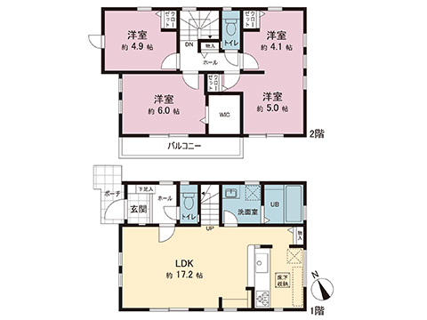 新築戸建 相模原市中央区宮下本町３丁目 京王相模原線多摩境駅 4,299万円
