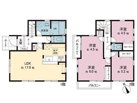 新築戸建 相模原市中央区宮下本町３丁目 京王相模原線多摩境駅 4,499万円