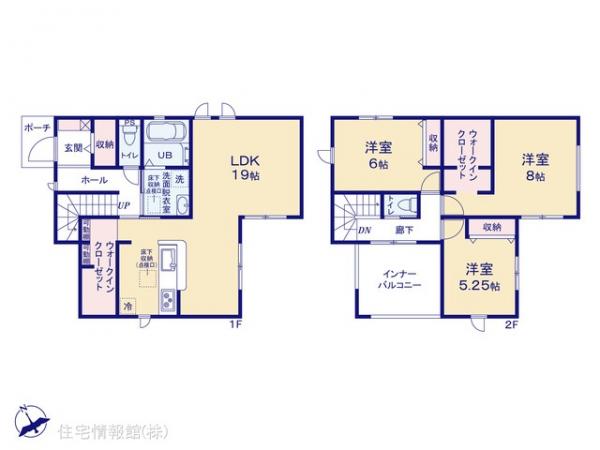 新築戸建 埼玉県鶴ヶ島市大字下新田 東武越生線一本松駅 2,980万円