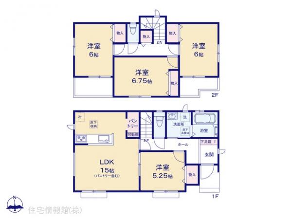 新築戸建 神奈川県横浜市旭区上白根２丁目61-20 JR横浜線中山駅 4,490万円