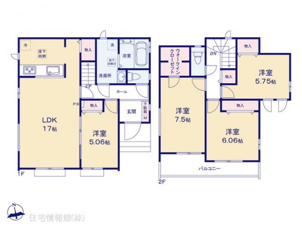 新築戸建 千葉県松戸市新松戸６丁目290 千代田常磐線新松戸駅 5,290万円