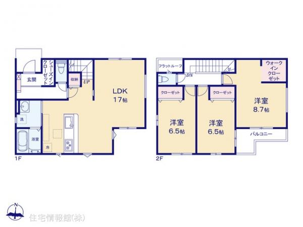 新築戸建 埼玉県川越市むさし野 西武新宿線南大塚駅 2,580万円