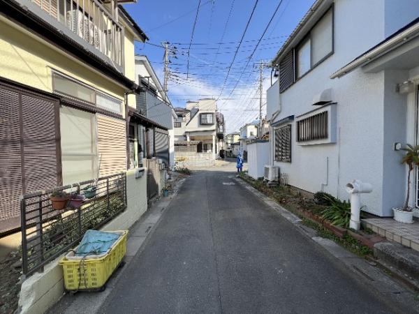 富士見市上沢2期 前面道路含む現地写真