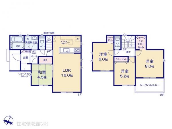新築戸建 千葉県柏市酒井根５丁目217-12 千代田常磐線南柏駅 3,680万円
