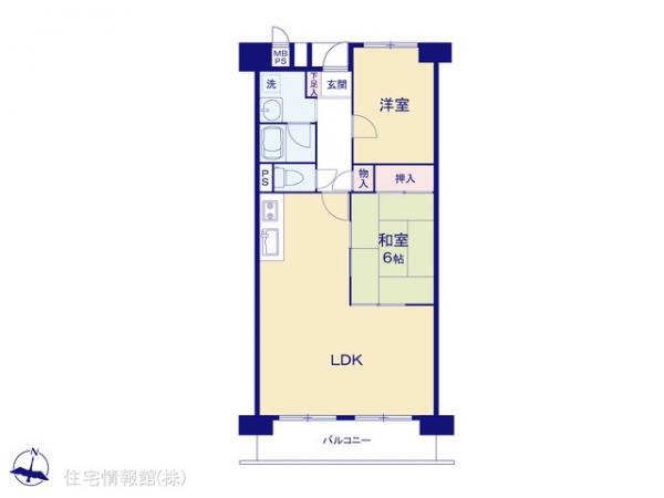 中古マンション 東京都東大和市立野３丁目1293-1 西武拝島線玉川上水駅 2,480万円