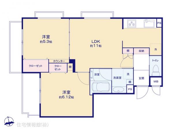 中古マンション 神奈川県川崎市中原区下小田中４丁目8-25 JR南武線武蔵中原駅 3,999万円