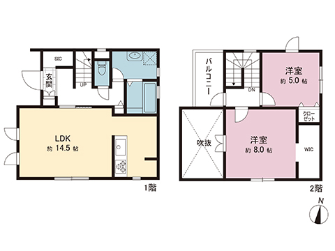 中古戸建 柏市酒井根７丁目（住居表示未確定） 東武野田線新柏駅 2,490万円