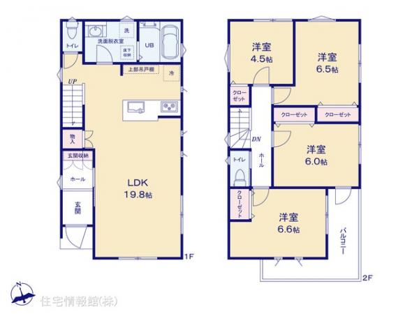 新築戸建 神奈川県横浜市港北区下田町３丁目6-3 東急東横線日吉駅 6,880万円