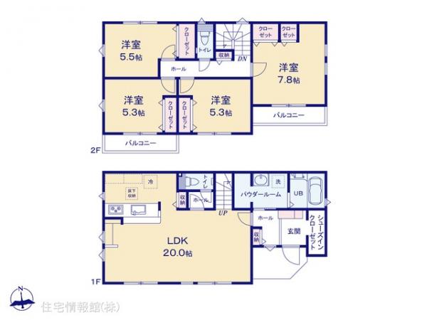 新築戸建 神奈川県横浜市港南区芹が谷１丁目 横浜市営地下鉄ブルーライン上大岡駅 5,299万円