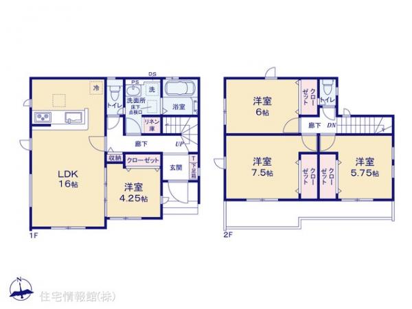 新築戸建 埼玉県さいたま市見沼区片柳１丁目249 JR武蔵野線東浦和駅 2,899万円