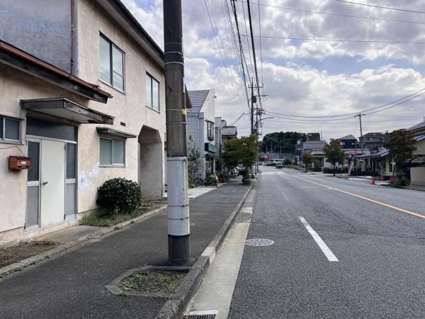 町田市つくし野 前面道路含む現地写真