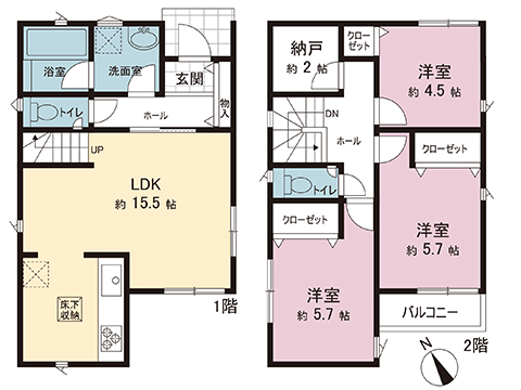 新築戸建 朝霞市溝沼３丁目 東武東上線朝霞駅 3,380万円
