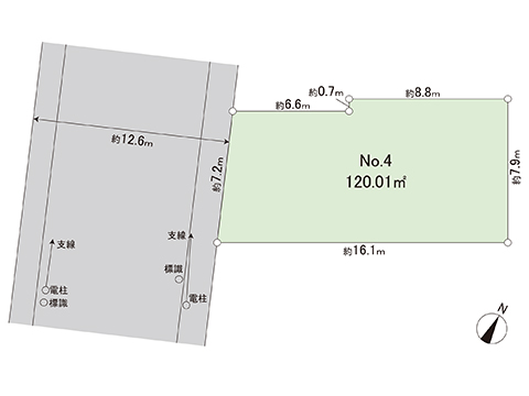 土地 清瀬市中里６丁目 西武池袋線清瀬駅 2,530万円