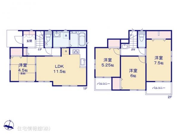 新築戸建 埼玉県さいたま市桜区大字下大久保1086-1 JR埼京線南与野駅 3,590万円