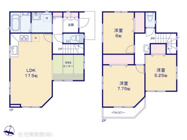 新築戸建 埼玉県さいたま市桜区大字下大久保1086-1 JR埼京線南与野駅 3,590万円
