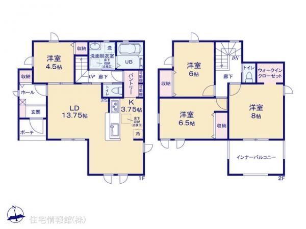 新築戸建 埼玉県飯能市大字双柳 西武池袋線元加治駅 2,980万円