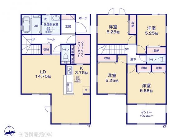新築戸建 埼玉県飯能市大字双柳 西武池袋線元加治駅 2,980万円