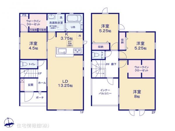 新築戸建 埼玉県飯能市大字双柳 西武池袋線元加治駅 3,180万円