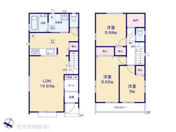 新築戸建 埼玉県川口市戸塚東２丁目 埼玉高速鉄道東川口駅 4,590万円