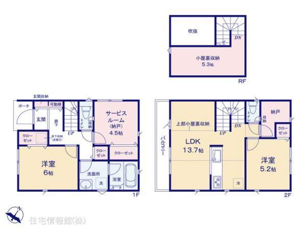 新築戸建 神奈川県相模原市南区相武台３丁目1223-10 小田急線相武台前駅 3,680万円